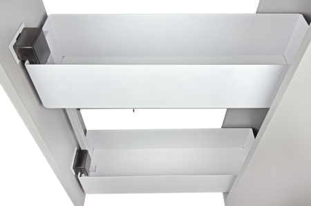 SMARTT KOSZ CARGO DO SZAFKI 20 CICHY DOMYK PEŁNE DNO WYSUW 2 POZIOMY PRAWY BIAŁY