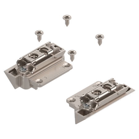 BLUM 20K4A00A02 AVENTOS HK-S do małych frontów uchylnych, Mocowanie frontu do wąskiej ramki aluminiowej (Zestaw), na wkręty