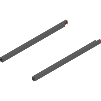 BLUM ZR4.400RS Reling podłużny MERIVOBOX, dł.=400 mm, lewy+prawy, ANTRACYT MAT