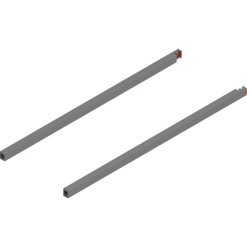 BLUM ZR4.550RS Reling podłużny MERIVOBOX, dł.=550 mm, lewy+prawy, SZARY INDIUM MAT