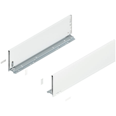 BLUM 770C6002S Bok szuflady LEGRABOX, wysokość C (177 mm), dł.=600 mm, lewy+prawy, do LEGRABOX pure BIAŁY MAT