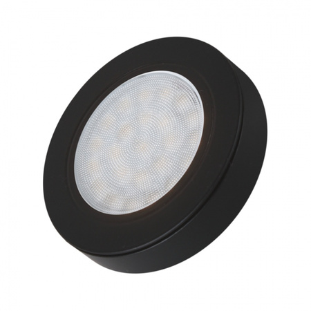 Design Light OVAL dystans 2W oprawa podszafkowa LED, barwa: biały ciepły, kolor oprawy: czarny