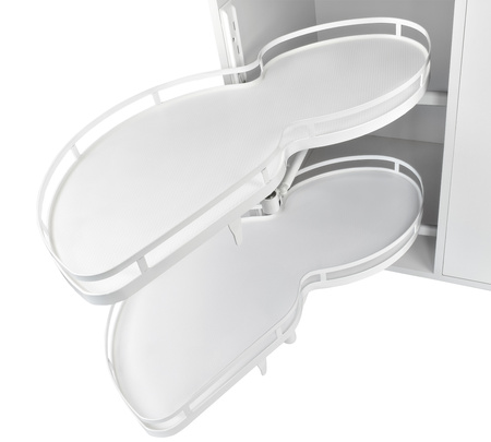 SMARTT KOSZ CORNER CARGO NERKA 800 DO SZAFKI NAROŻNEJ LEWY BIAŁY