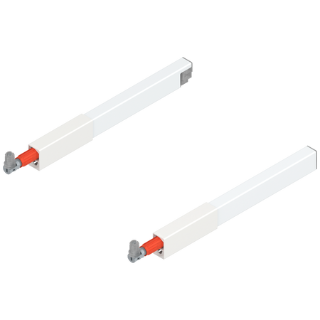 BLUM ZRG.207RSI Reling podłużny TANDEMBOX (górny), do szuflady z wysokim frontem, dł.=270 mm, lewy+prawy, do TANDEMBOX antaro, BIAŁY