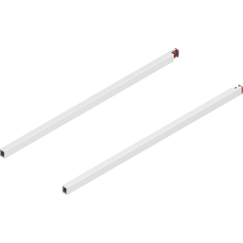 BLUM ZR4.550RS Reling podłużny MERIVOBOX, dł.=550 mm, lewy+prawy, JEDWABIŚCIE BIAŁY MAT