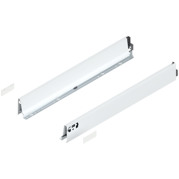 BLUM 378M6502SA Bok szuflady TANDEMBOX, wysokość M (83 mm), dł.=650 mm, lewy+prawy, do TANDEMBOX intivo/antaro, BIAŁY