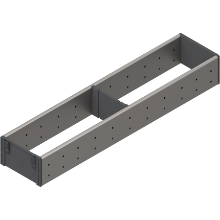 BLUM ZSI.500FI1 ORGA-LINE wkład z przegródkami (częściowe wypełnienie), do szuflady standardowej TANDEMBOX, dł. NL=500 mm, szer.=105 mm INOX