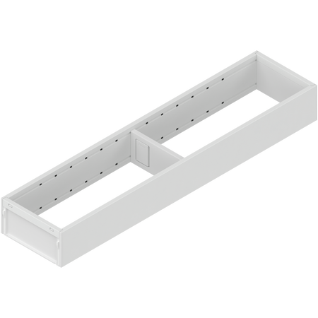 BLUM ZC7S450 RS1 AMBIA-LINE ramki do szuflady standardowej, do LEGRABOX/MERIVOBOX, stal, dł.=450 mm, szerokość=100 mm BIAŁY MAT