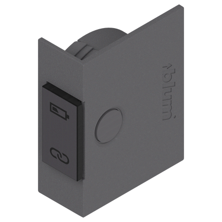 BLUM 23P5020 Włącznik SERVO-DRIVE, ANTRACYT