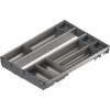 BLUM ZSI.45VEI7 ORGA-LINE wkład z pojemnikami (całkowite wypełnienie), do szuflady standardowej TANDEMBOX, dł. NL=550 mm, szer. korpusu KB=450 mm INOX