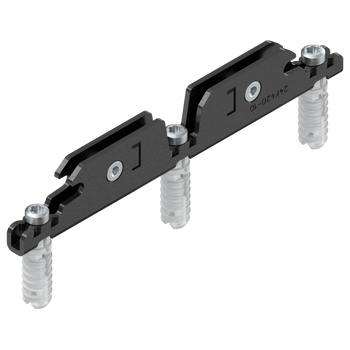 BLUM 24K42E1 AVENTOS HKi zintegrowany, Mocowanie frontu do frontów drewnianych, EXPANDO CZARNY