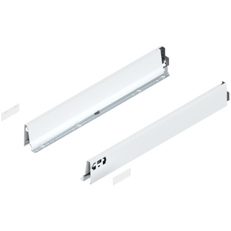 BLUM 378M6002SA Bok szuflady TANDEMBOX, wysokość M (83 mm), dł.=600 mm, lewy+prawy, do TANDEMBOX intivo/antaro, BIAŁY