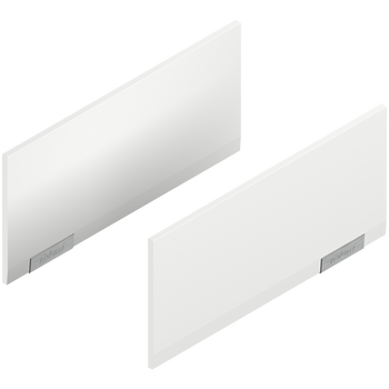 BLUM 24K8000 AVENTOS HKi zintegrowany, zestaw zaślepek, gładki, lewa/prawa BIAŁY