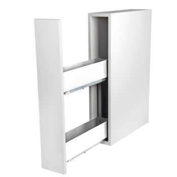 SMARTT KOSZ CARGO DO SZAFKI 15 CICHY DOMYK PEŁNE DNO WYSUW 2 POZIOMY PROWADNICE BLUM PRAWY BIAŁY