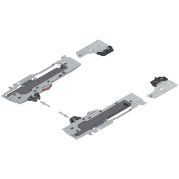 BLUM T60B3530 Zestaw (Jednostka TIP-ON BLUMOTION + Zabierak + Adapter), do TANDEMBOX, Typ L3, dł. NL=350-600 mm, Całkowita waga szuflady=15-40 kg, prawy+lewy
