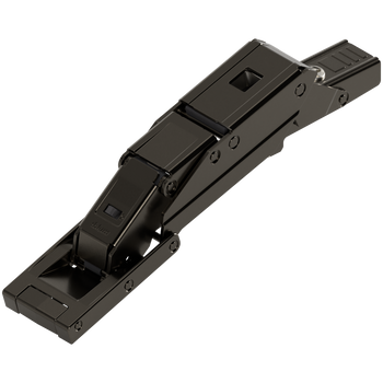 BLUM 71B4500C CLIP top BLUMOTION Drzwi szklane CRISTALLO 110°, Drzwi nakładane, puszka: na klej, CZARNY ONYKS