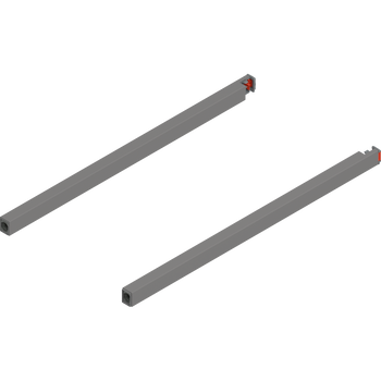 BLUM ZR4.400RS Reling podłużny MERIVOBOX, dł.=400 mm, lewy+prawy, SZARY INDIUM MAT