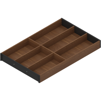 BLUM ZC7S500BH3 AMBIA-LINE wkład na sztućce do szuflady standardowej, do LEGRABOX/MERIVOBOX, w opcji drewnopodobnej, 6 przegródka na sztućce, dł.=500 mm, szerokość=300 mm ORZECH TENNESSEE