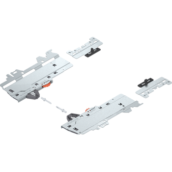 BLUM T60H4040 Zestaw (Jednostka TIP-ON BLUMOTION + Zabierak + Adapter), do MERIVOBOX, Typ S0, dł. NL=270-349 mm, Całkowita waga szuflady=0-10 kg, prawy+lewy