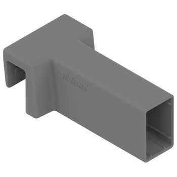 BLUM ZC4U11E0 AMBIA-LINE uchwyt relingu poprzecznego, do MERIVOBOX SZARY INDIUM MAT