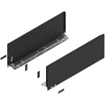 BLUM 770C5002S Bok szuflady LEGRABOX, wysokość C (177 mm), dł.=500 mm, lewy+prawy, do LEGRABOX pure CZARNY CARBON MAT