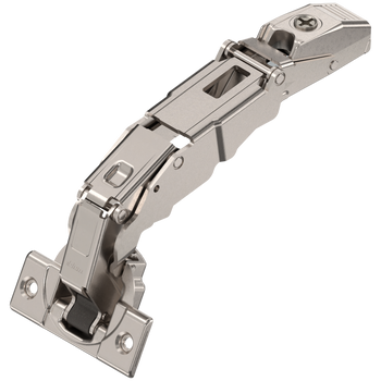 BLUM 70T7550 CLIP top Zawias z szerokim kątem otwarcia i zerowym uskokiem 155°, Drzwi nakładane, bez sprężyny, puszka: na wkręty