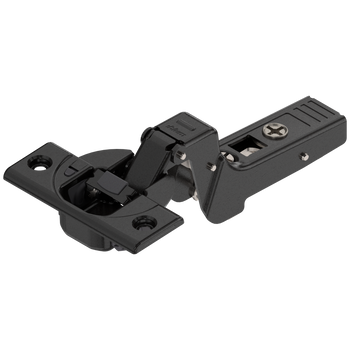 BLUM 71B9750 CLIP top BLUMOTION zawias do drzwi profil. 95°, Drzwi wpuszczane, puszka: na wkręty, CZARNY ONYKS