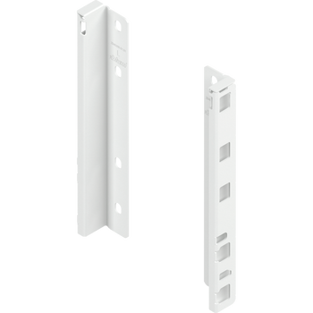 BLUM ZB4E000S Uchwyt drewnianej ścianki tylnej MERIVOBOX, wys. E (209 mm), prawy+lewy, JEDWABIŚCIE BIAŁY MAT