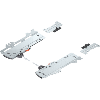 BLUM T60H4570 Zestaw (Jednostka TIP-ON BLUMOTION + Zabierak + Adapter), do MERIVOBOX, Typ L5, dł. NL=450-650 mm, Całkowita waga szuflady=35-70 kg, prawy+lewy