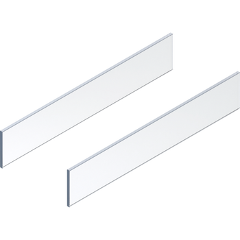 BLUM ZE4M510G MERIVOBOX element dekoracyjny-bok, wysokość E (95 mm), dł.=600 mm, szkło przezroczyste, 2 szt.