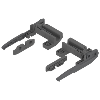 BLUM 295H5700 Blokada szuflady tackowej, grubość boku H 16mm CIEMNOSZARA