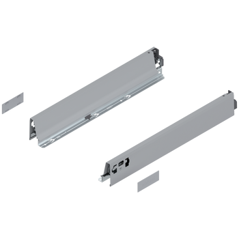 BLUM 378N4502SA Bok szuflady TANDEMBOX, wysokość N (68 mm), dł.=450 mm, lewy+prawy, do TANDEMBOX intivo/antaro, SZARY