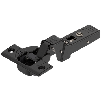 BLUM 71B9650 CLIP top BLUMOTION zawias do drzwi profil. 95°, Drzwi bliźniacze, puszka: na wkręty, CZARNY ONYKS