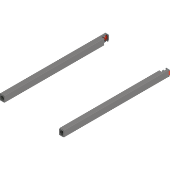 BLUM ZR4.350RS Reling podłużny MERIVOBOX, dł.=350 mm, lewy+prawy, SZARY INDIUM MAT