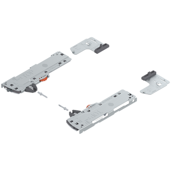 BLUM T60L7340 Zestaw (Jednostka TIP-ON BLUMOTION + Zabierak + Adapter), do LEGRABOX, do MOVENTO, Typ L1, dł. NL=350-750 mm, Całkowita waga szuflady=0-20 kg, prawy+lewy