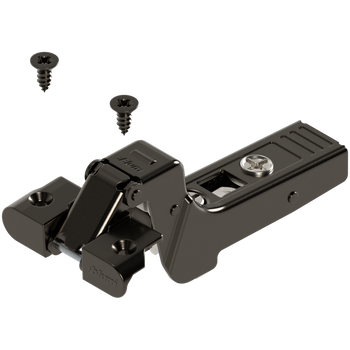 BLUM 71T970A CLIP top zawias do ram. alumin. 95°, Drzwi wpuszczane, puszka: na wkręty, CZARNY ONYKS