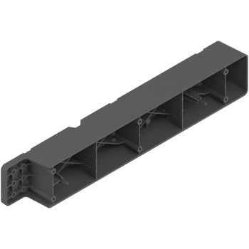 BLUM Z95D4100 SPACE STEP Podkładka dystansowa, tworzywo ANTRACYT MAT