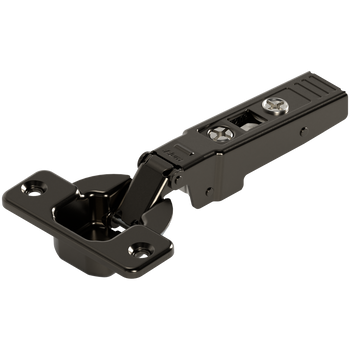 BLUM 70T9550 CLIP top zawias do drzwi profil. 95°, Drzwi nakładane, bez sprężyny, puszka: na wkręty, CZARNY ONYKS