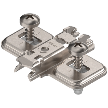 BLUM 174E6100.01 CLIP prowadnik, krzyżakowy, 0 mm, Stal, z kołkiem rozporowym EXPANDO, RW: otwór podłużny