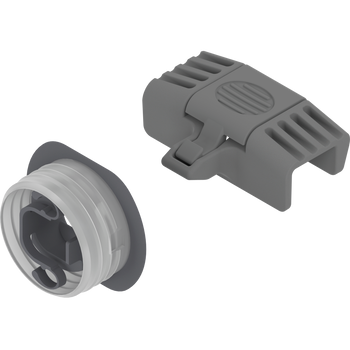 BLUM ZI7.0M07 Zabierak do szuflady wewnętrznej, do LEGRABOX/MERIVOBOX CIEMNOSZARY