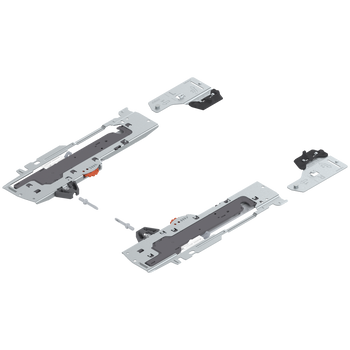 BLUM T60B3330 Zestaw (Jednostka TIP-ON BLUMOTION + Zabierak + Adapter), do TANDEMBOX, Typ L1, dł. NL=350-600 mm, Całkowita waga szuflady=0-20 kg, prawy+lewy