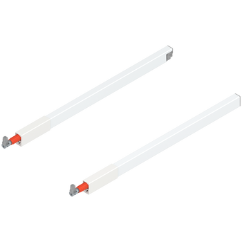 BLUM ZRG.387RSI Reling podłużny TANDEMBOX (górny), do szuflady z wysokim frontem, dł.=450 mm, lewy+prawy, do TANDEMBOX antaro BIAŁY