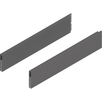 BLUM ZL4.500S.E MERIVOBOX BOXCAP dł.=500 mm, wysokość E, lewy+prawy, ANTRACYT MAT