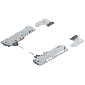 BLUM T60L7540 Zestaw (Jednostka TIP-ON BLUMOTION + Zabierak + Adapter), do LEGRABOX, do MOVENTO, Typ L3, dł. NL=350-750 mm, Całkowita waga szuflady=15-40 kg, prawy+lewy