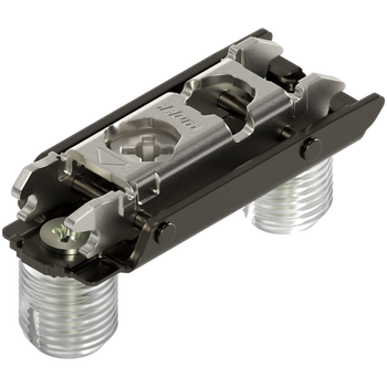 BLUM 177H3100 CLIP prowadnik, prosty, 0 mm, Stal, wciskany, RW: mimośród (do Aventos HF, HK-S), CZARNY ONYKS