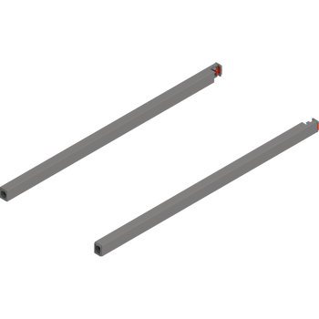 BLUM ZR4.450RS Reling podłużny MERIVOBOX, dł.=450 mm, lewy+prawy, SZARY INDIUM MAT