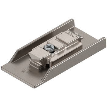 BLUM 175M4C20N CLIP CRISTALLO prowadnik, do naklejania, prosty, 0 mm, Cynk, RW: 2-częściowy