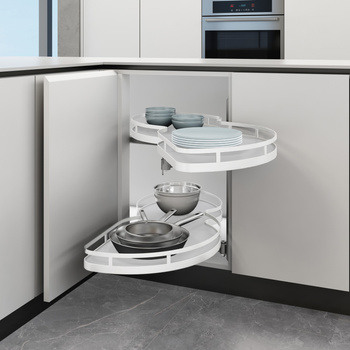 SMARTT KOSZ CORNER CARGO NERKA 900 DO SZAFKI NAROŻNEJ PRAWY BIAŁY