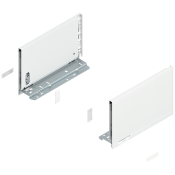 BLUM 770C2702 Bok szuflady LEGRABOX, wysokość C (177 mm), dł.=270 mm, lewy+prawy, do LEGRABOX pure BIAŁY MAT