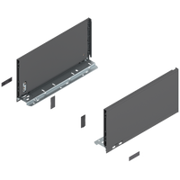 BLUM 770C3502S Bok szuflady LEGRABOX, wysokość C (177 mm), dł.=350 mm, lewy+prawy, do LEGRABOX pure ANTRACYT MAT